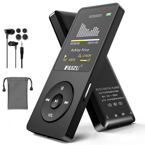 Ruizu x02 mp3 player schwarz - mp3,